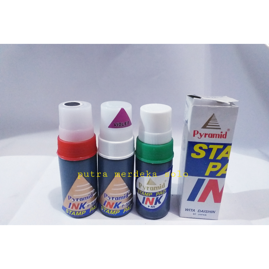 Jual Tinta Stempel Pyramid Stamp Pad Pyramid Ink Shopee Indonesia