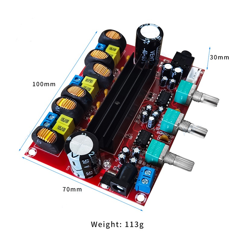 Jual M139 M543 Kit Power Amplifier Class D TPA3116D2 2x50W+100W 2x120W ...
