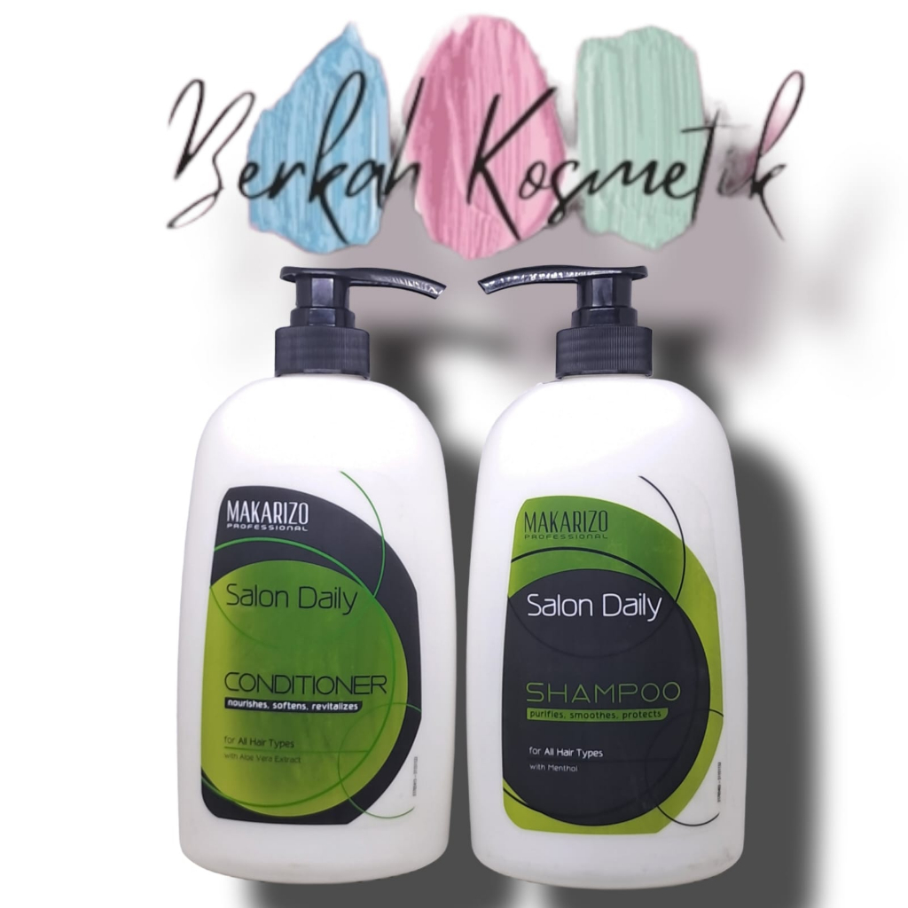 Jual Makarizo Salon Daily Shampoo & Conditioner 950ml Shopee Indonesia