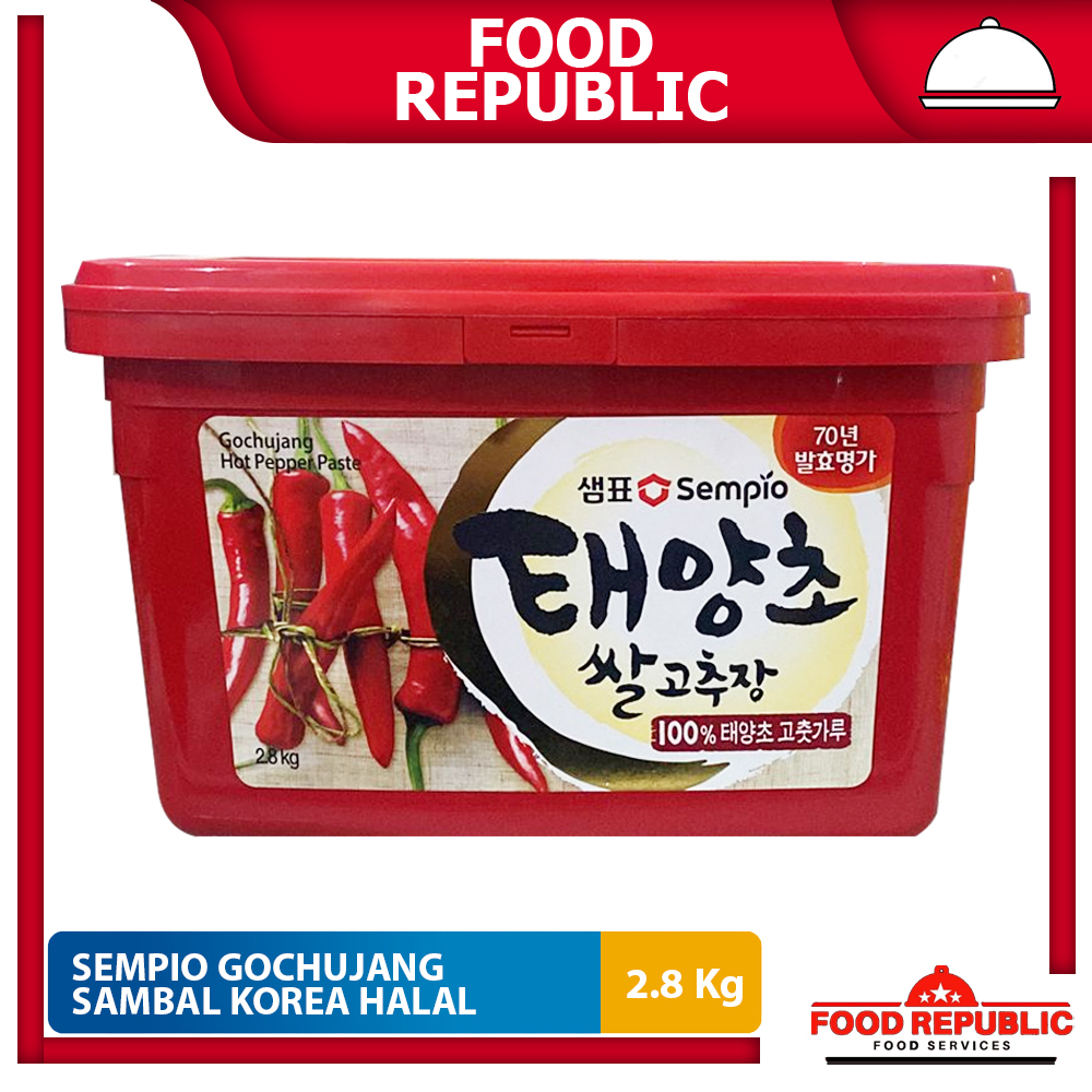 Jual Sempio Gochujang Halal Kg Sambal Gochujang Pasta Korea Saus Saos Shopee Indonesia