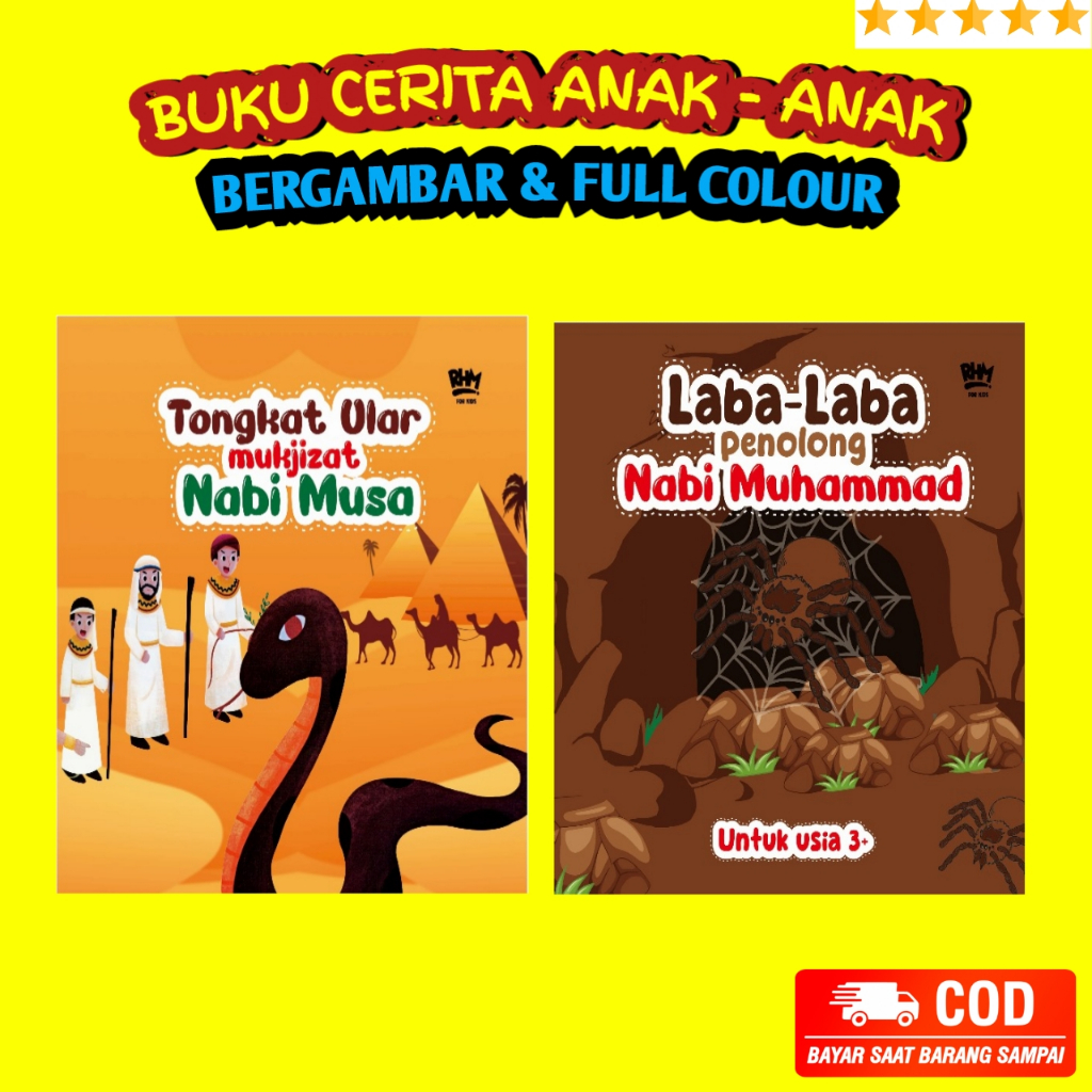 Jual Buku Cerita Anak Bergambar / Buku Dongeng Anak / Seri Kisah ...