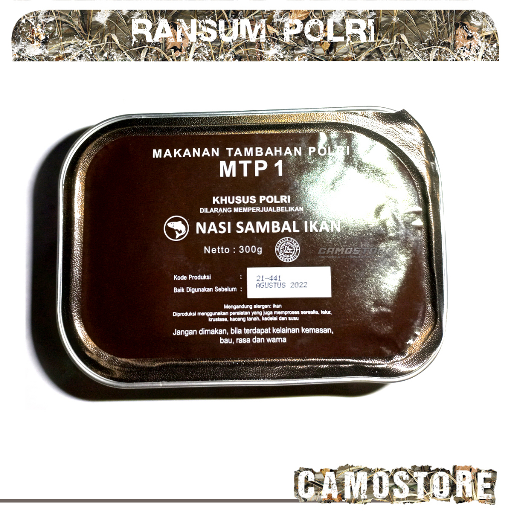 Jual Ransum Nasi Instan TNI Kaleng Mre Survival Camping Hiking Naraga ...