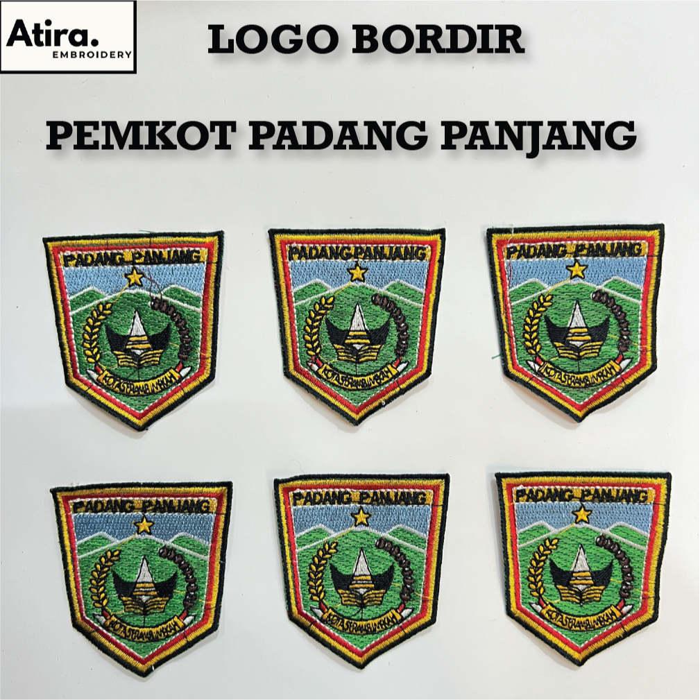 Jual Logo Bordir Pemkot Padang Panjang Shopee Indonesia 6689