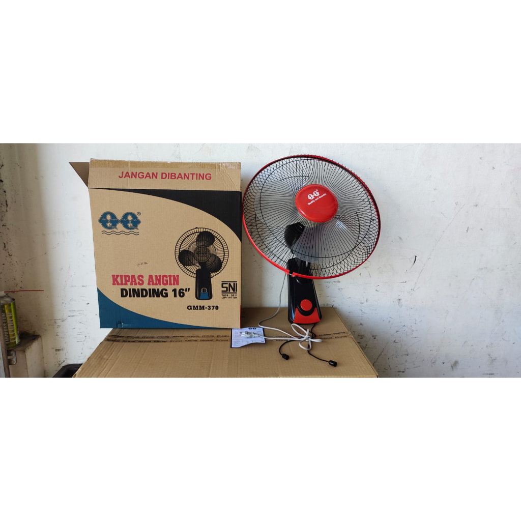 Jual QQ wall fan 16 inch GMM 370/kipas angin dinding tembok 16