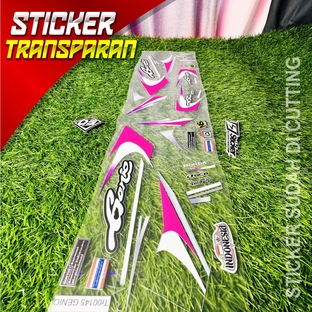 Jual Striping Stiker Transparan Genio ( TR - 0145) Sticker List Variasi ...