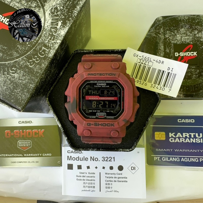 Jual gx56sl gx-56sl Casio G-Shock GX-56sl-4 dr new garansi GAP termurah ...