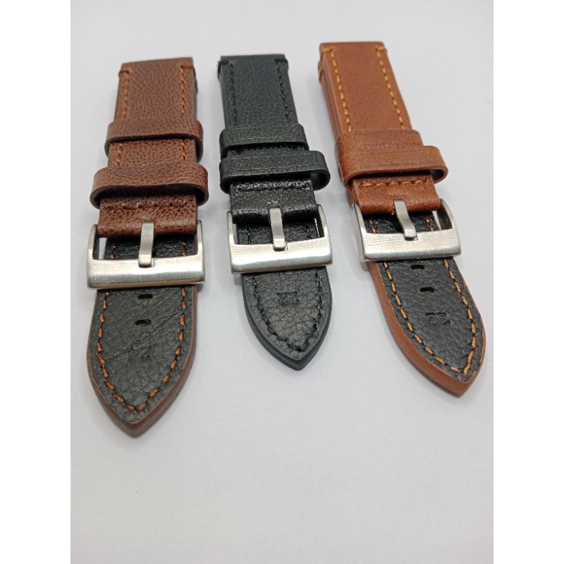 Jual Strap TALI JAM TANGAN KULIT HIGEH Quality Ukuran 20,22,24mm