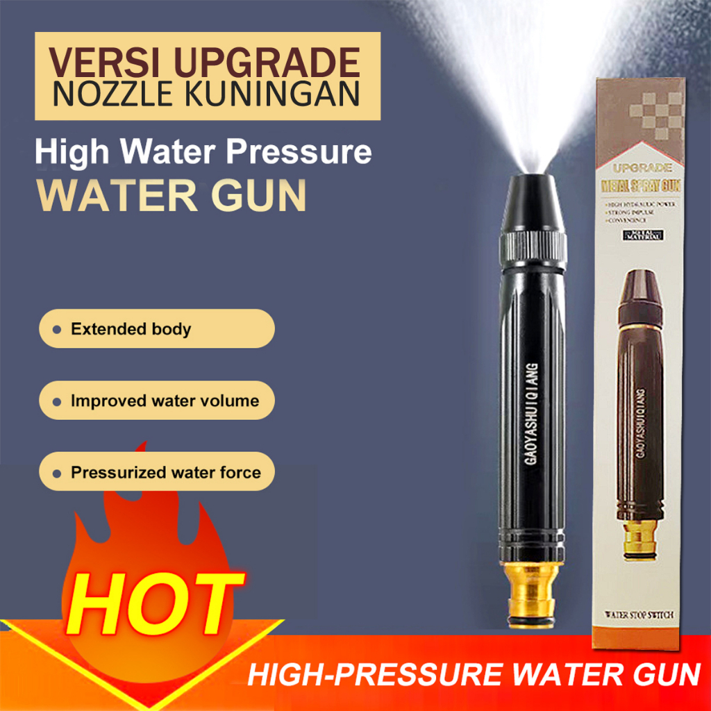 Jual Versi Upgrade Nozzle Kuningan Alat Cuci Motor Mobil Semprotan Air ...