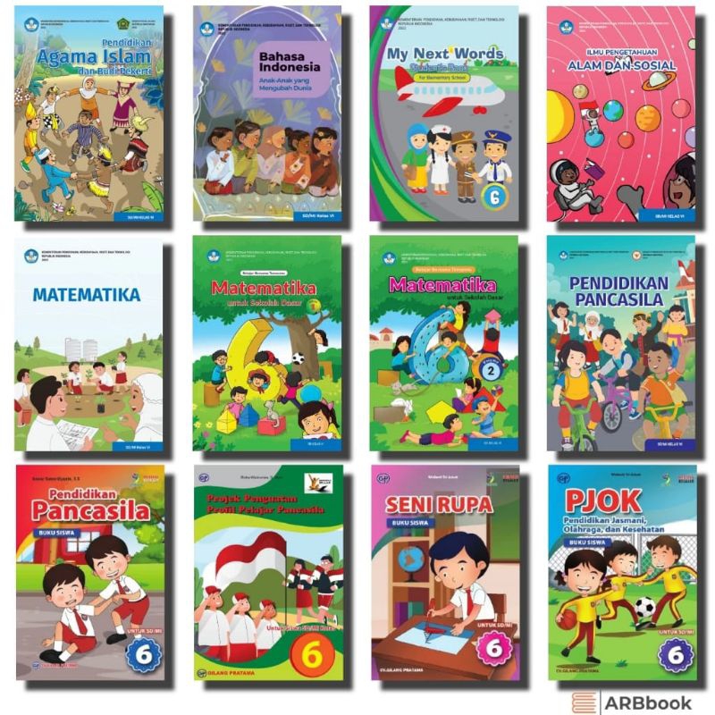 Jual Buku Paket Kurikulum Merdeka Kelas 6 SD ( Diknas) | Shopee Indonesia