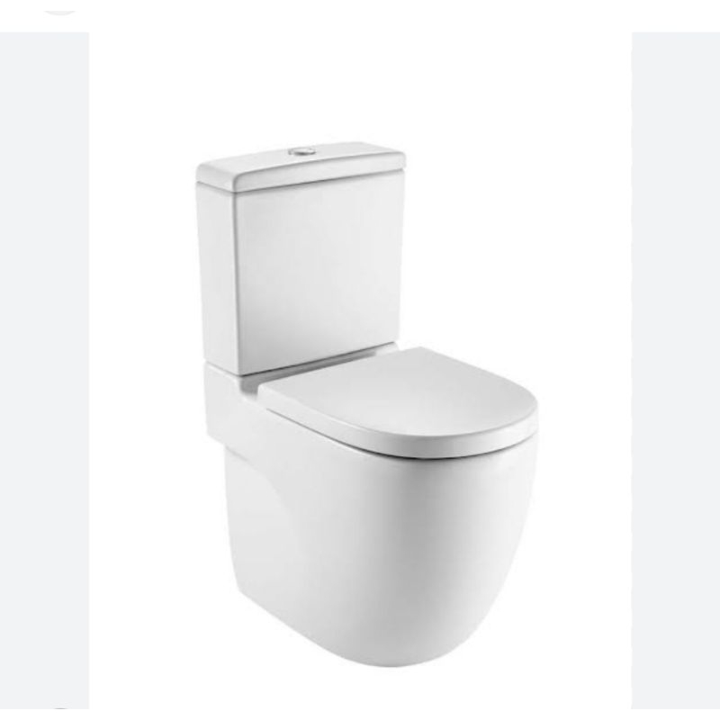 Jual Set kloset closet toilet duduk roca meridian close-coupled wc dual ...