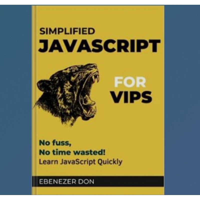 Jual Buku Simplified JavaScript for Very Important Programmers : The ...