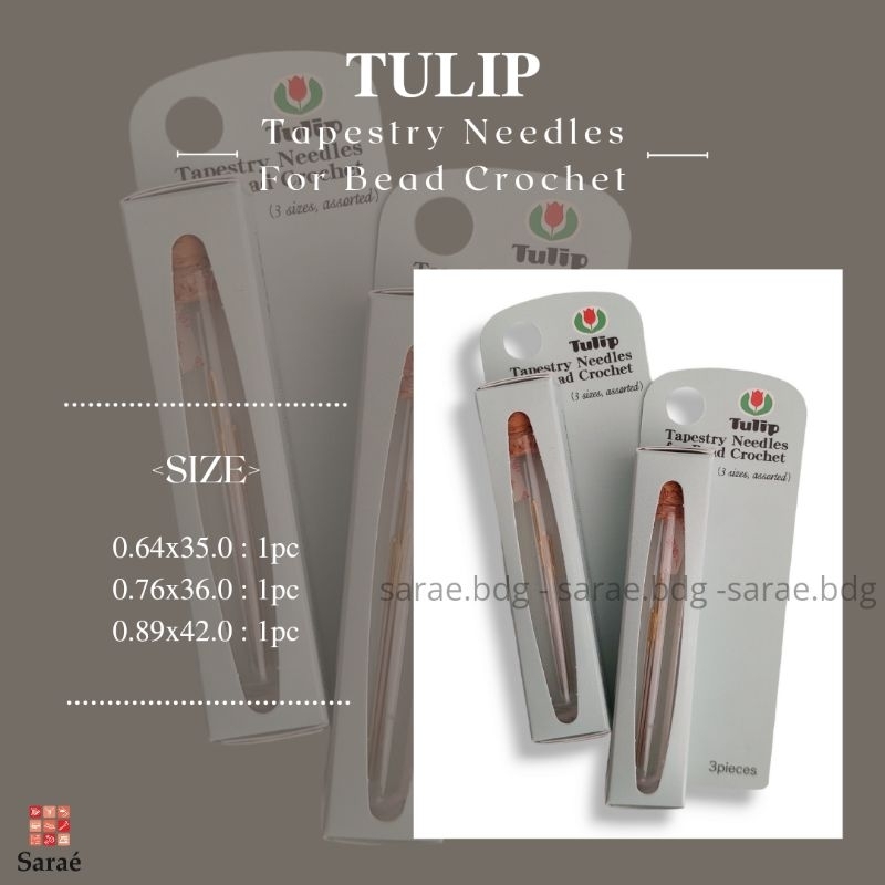 Tulip Jarum Tapestry Needle for Bead Crochet/Jarum Rajut/Tapestry Needle