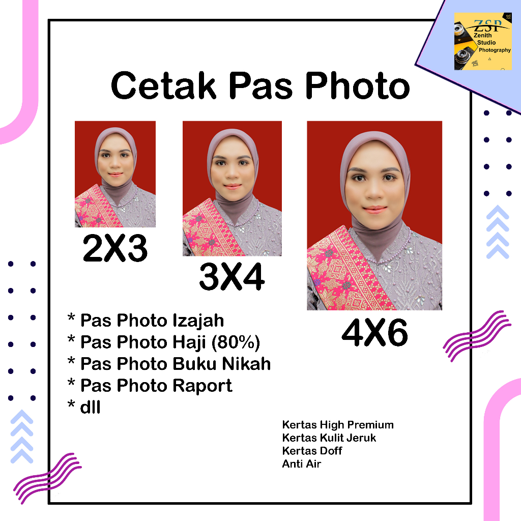 Jual CETAK PAS PHOTO | Shopee Indonesia