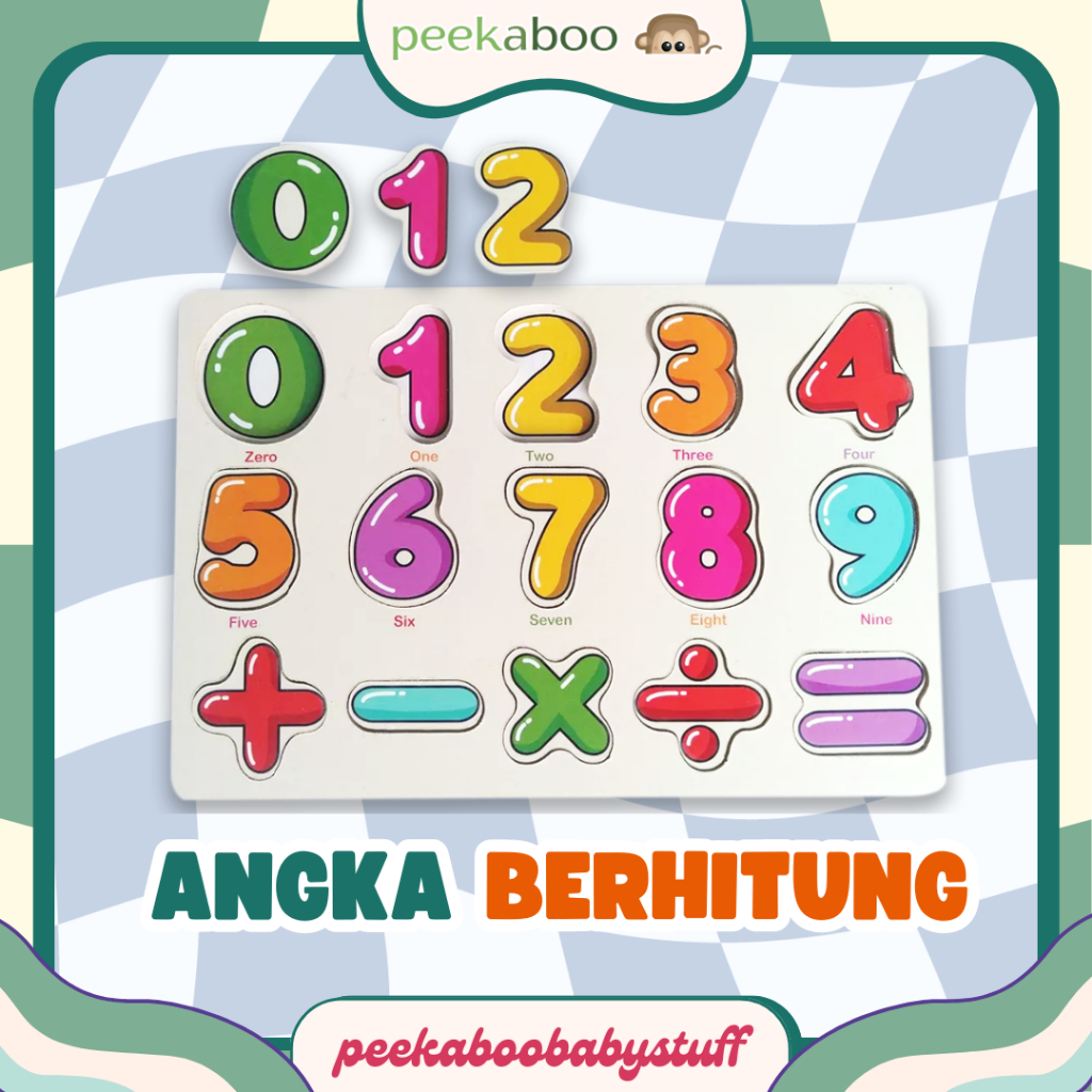 Jual PUZZLE KAYU KNOB MAINAN EDUKASI ANAK DENGAN BACKGROUND - TEMA ...