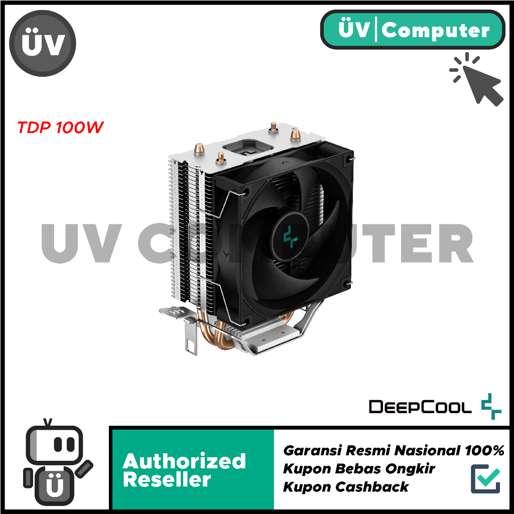 Jual CPU Cooler Fan Heatsink Processor Deepcool GAMMAX AG200 AG-200 AG ...