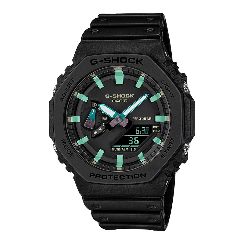 Jual Jam Tangan Gshock Casio G-Shock GA-2100RC-1ADR CasiOak Teal And ...