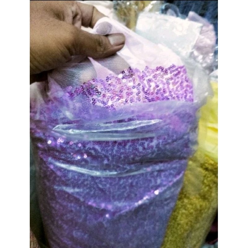 Jual Bahan Kain Payet Seribu Tile Sequin Shopee Indonesia