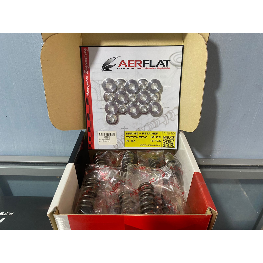 Jual AERFLAT Valve Spring + Retainer Toyota 2GD 1GD Revo - 65 PSI ...