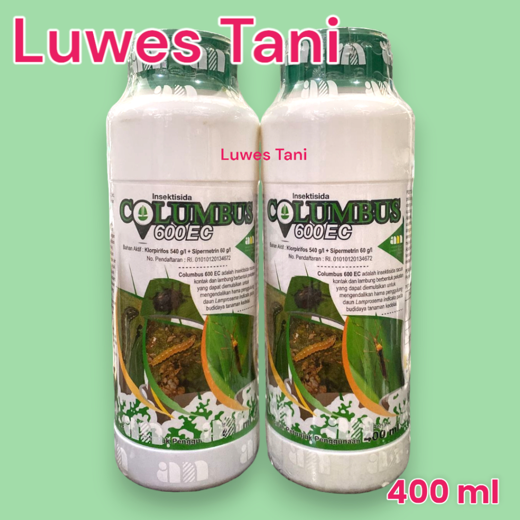 Jual Obat Hama Tanaman Pertanian Insektisda COLUMBUS 600EC 400ml