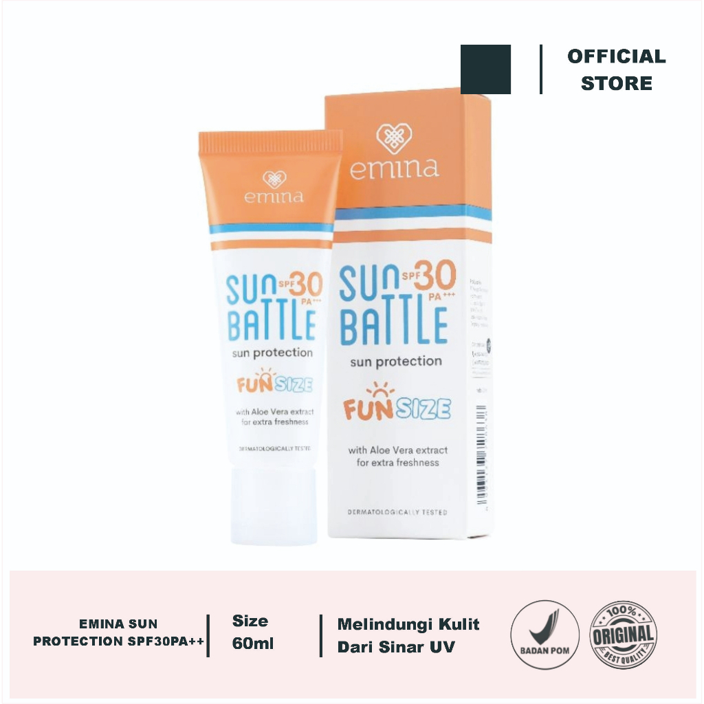 Jual SUNSCREEN EMINA SUN BATTLE Sun Protection Skin Buddy Sunscreen UV