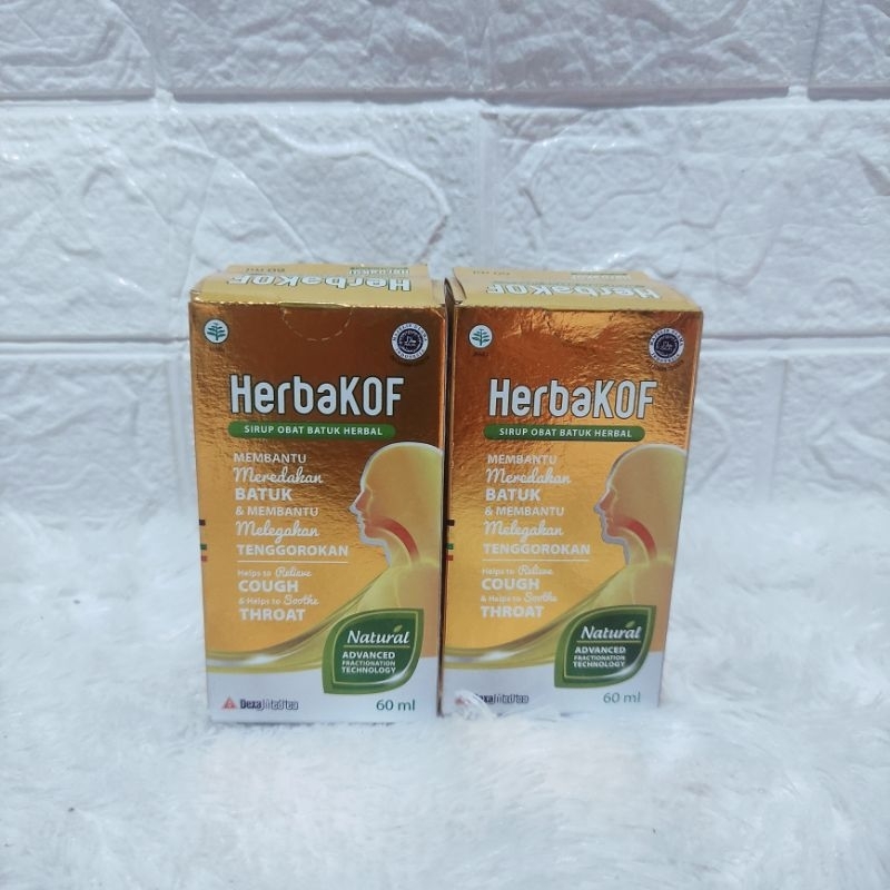 Jual Herbakof Obat Batuk 60ml Shopee Indonesia