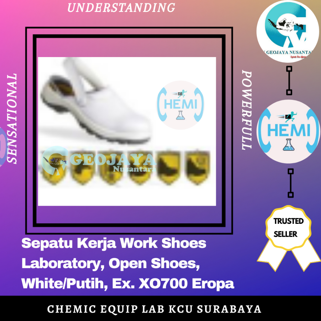 Jual Sepatu Kerja Work Shoes Laboratory, Open Shoes, White/Putih, Ex. XO700 Eropa Shopee Indonesia