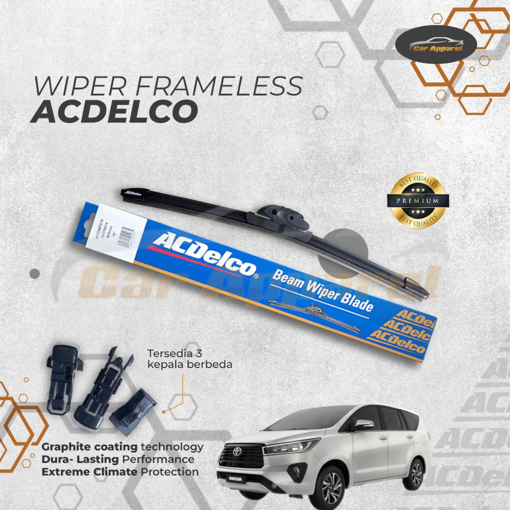 Jual Acdelco Wiper Mobil Innova Reborn 2016-2022 26-16 Beam Frameless ...