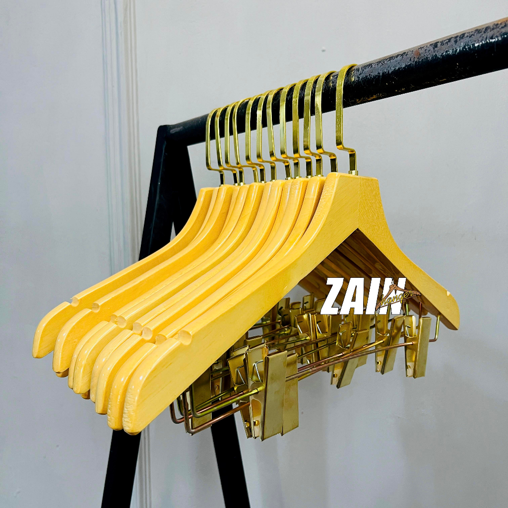 Jual BERBAGAI JENIS HANGER KAYU PREMIUM | Shopee Indonesia