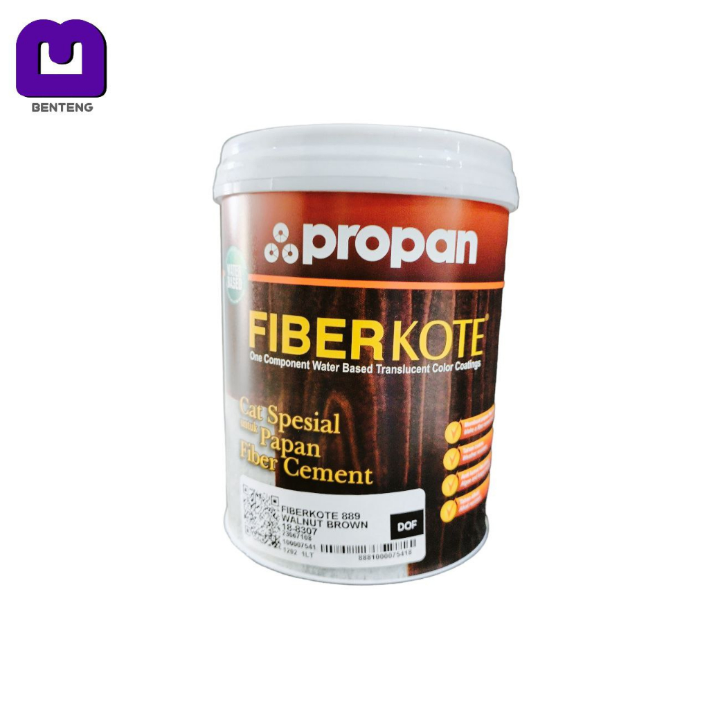 Jual Propan Fiberkote 1 Liter Cat Fiber Semen Cat Warna Kayu Papan Semen All Varian 6439