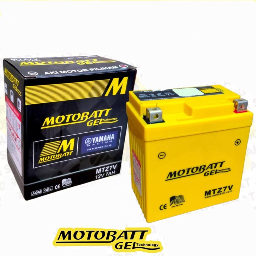 Jual AKI KERING NMAX 150 MOTOBATT GEL MTZ7V 12V 7AH AKI KERING MOTOR
