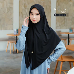 Albata Hijab Runa Instant Hijab Instan Bergo Casual Jersey