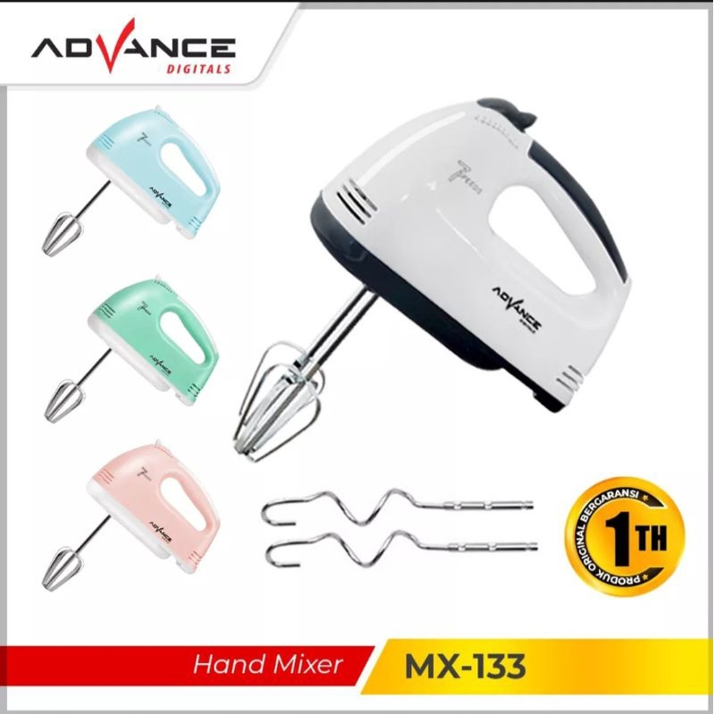 Jual Hand Mixer Advance Mx 133 Alat Pengocok Telor Pengaduk Adonan