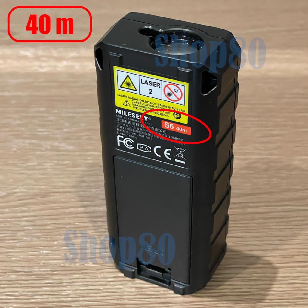 Jual MILESEEY 40m 60m 80m 100m 120m Meteran Laser S6 Distance Meter ...