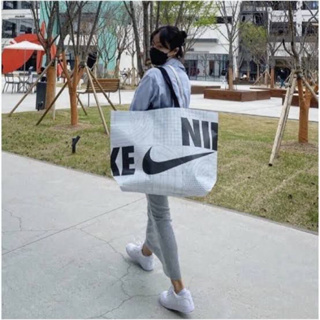 Shop Nike 2023-24FW Logo Casual Style Unisex Totes by kazitJP