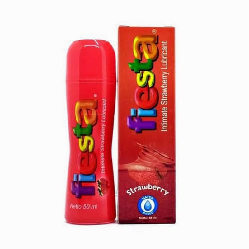 Jual Fiesta lubricant gel pelumas strawberry isi 50ml Shopee Indonesia