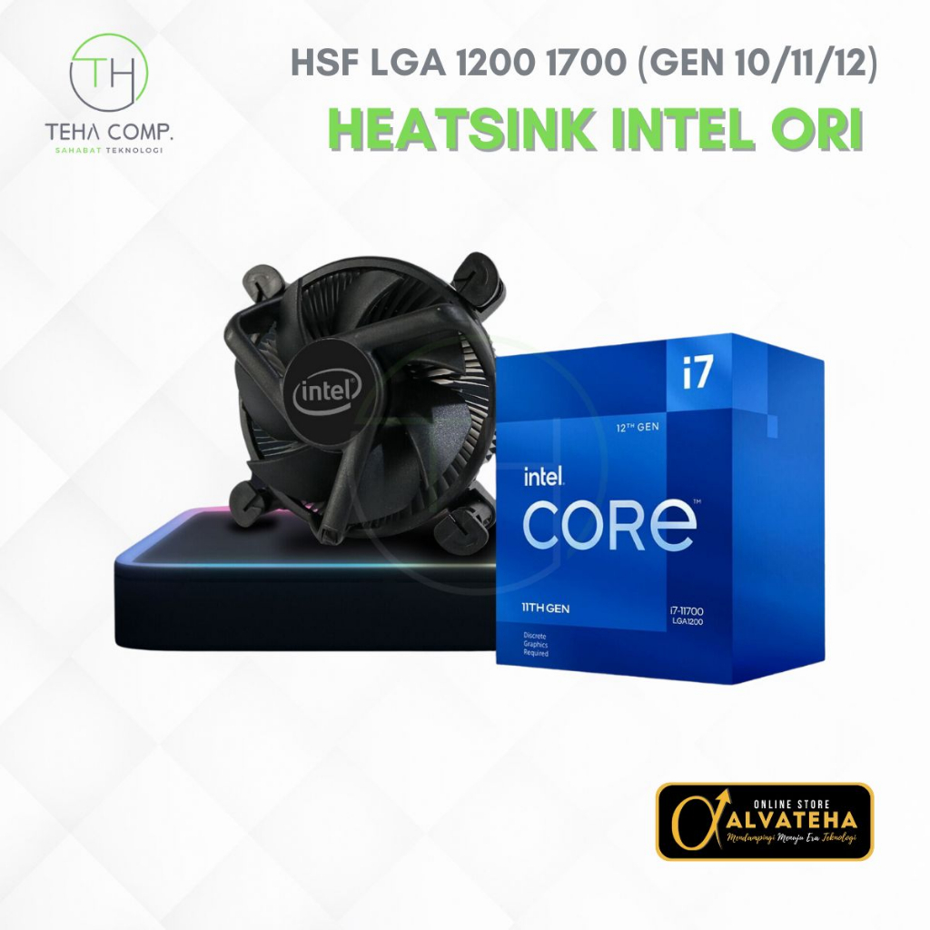 Jual Fan Processor HSF LGA 775 1155 1150 1200 1700 Combo Heatsink Proc ...
