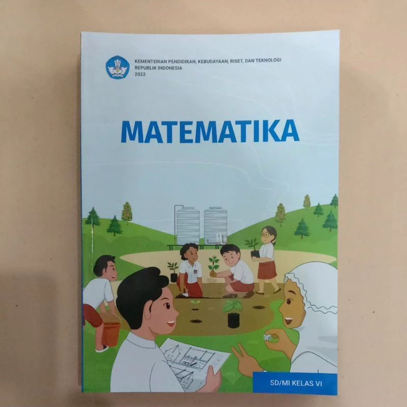 Jual Buku Paket Matematika Besar Kelas 6 SD Kurikulum Merdeka Diknas ...