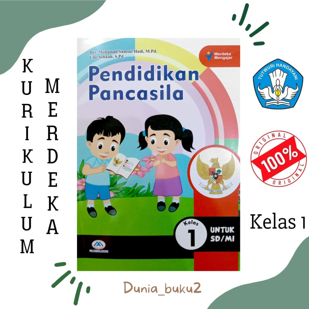 Jual Buku Siswa Pendidikan Pancasila Kurikulum Penggerak Merdeka Kelas 1 Sdmi Penerbitmitra 