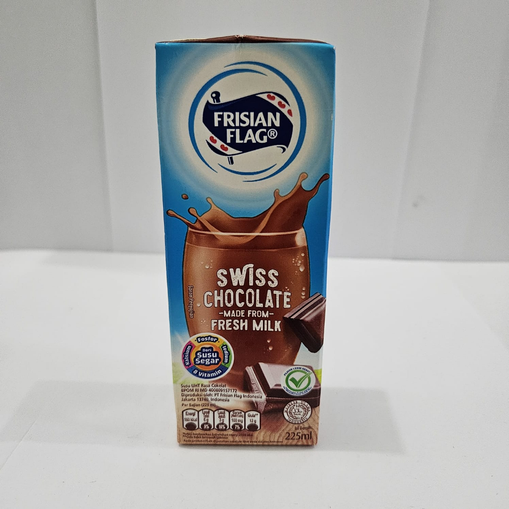 Jual Frisian Flag Susu UHT Rasa Swiss Chocolate 225 ML | Shopee Indonesia