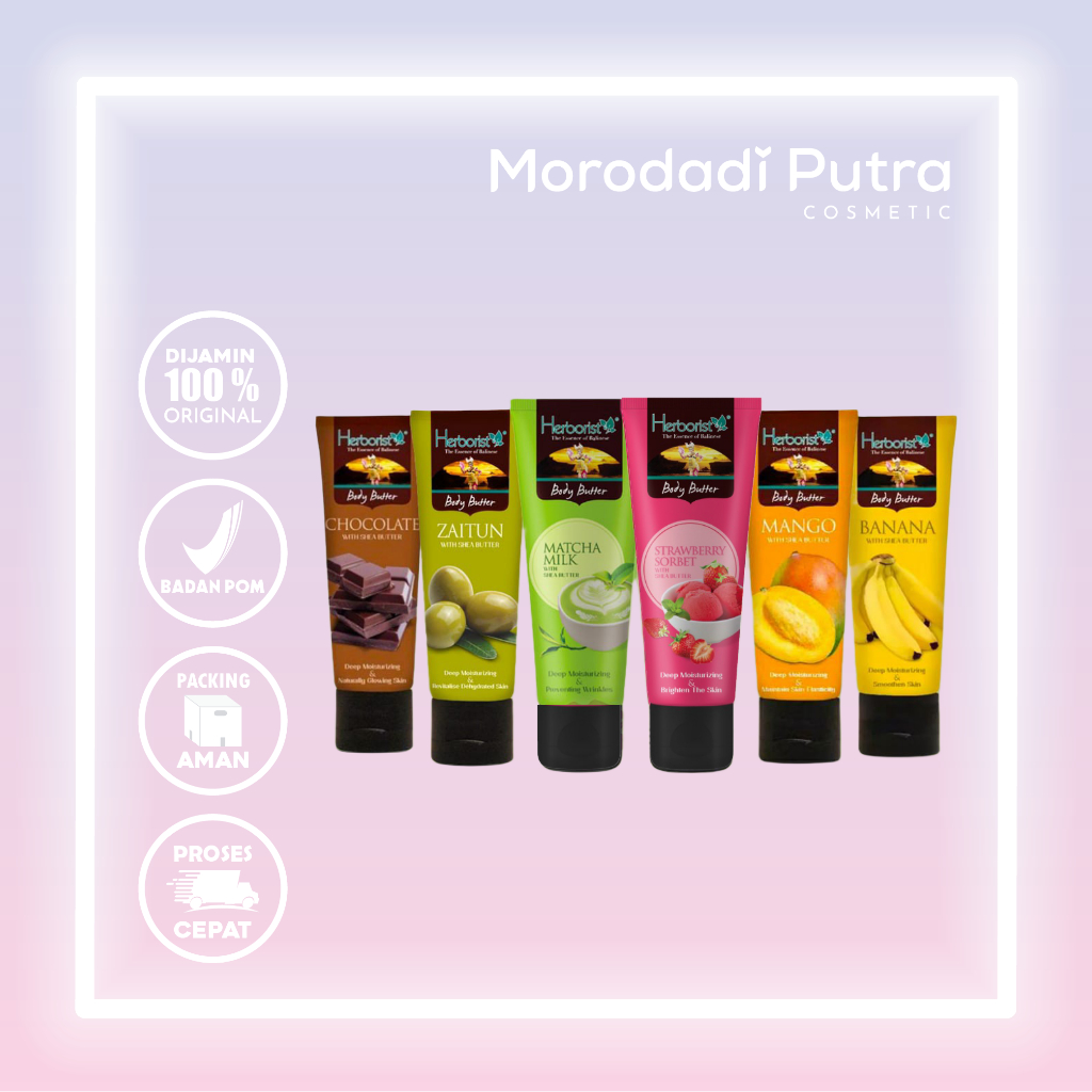 Jual HERBORIST Body Butter 80 gr (5352) Shopee Indonesia