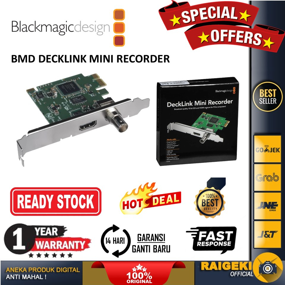 Jual Blackmagic Design Decklink Mini Recorder Capture Card | Shopee ...