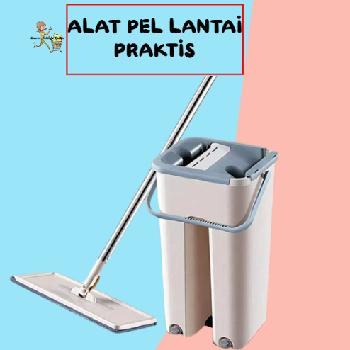 Jual Master Belanja Alat Pel Lantai Praktis Ultra Mop Free Kain Shopee Indonesia