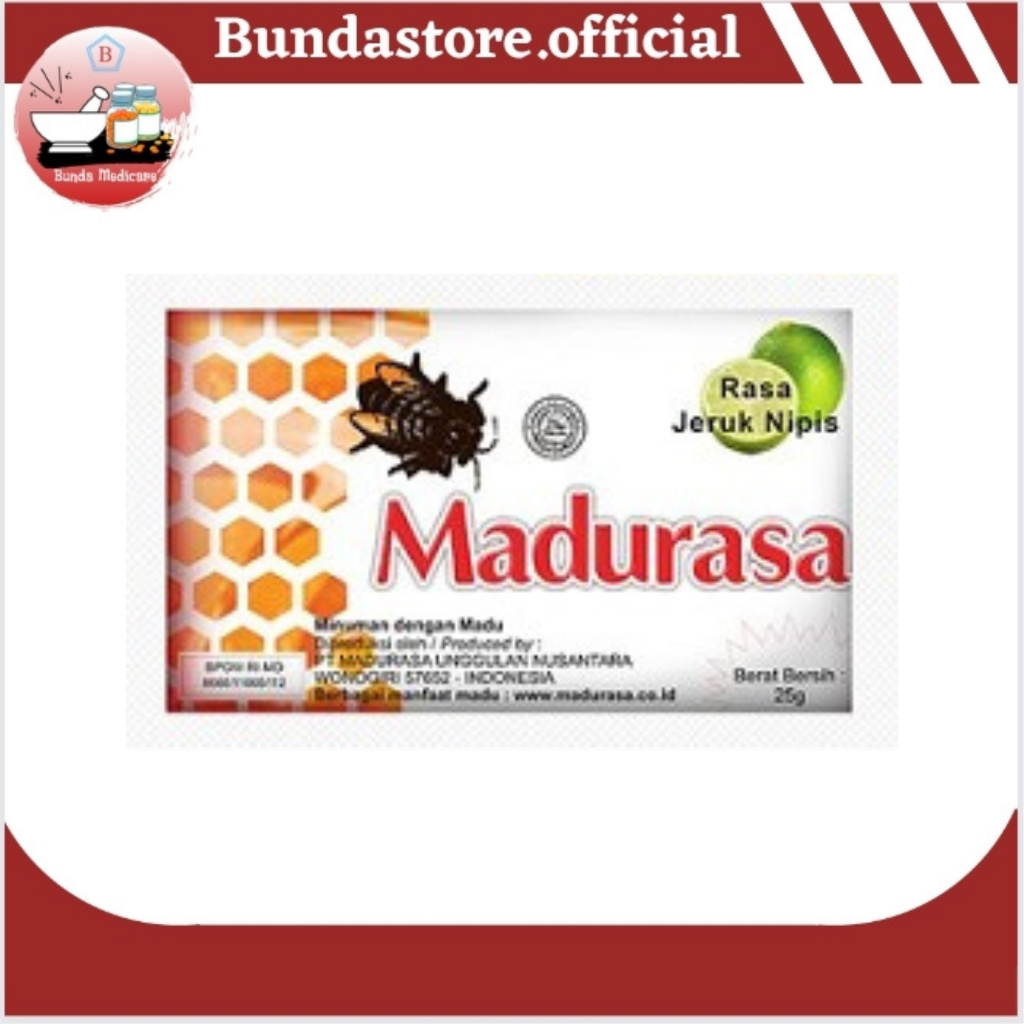 Jual Madurasa Sachet 1 Box isi 12 Sachet - Madu Murni Madu Rasa ...