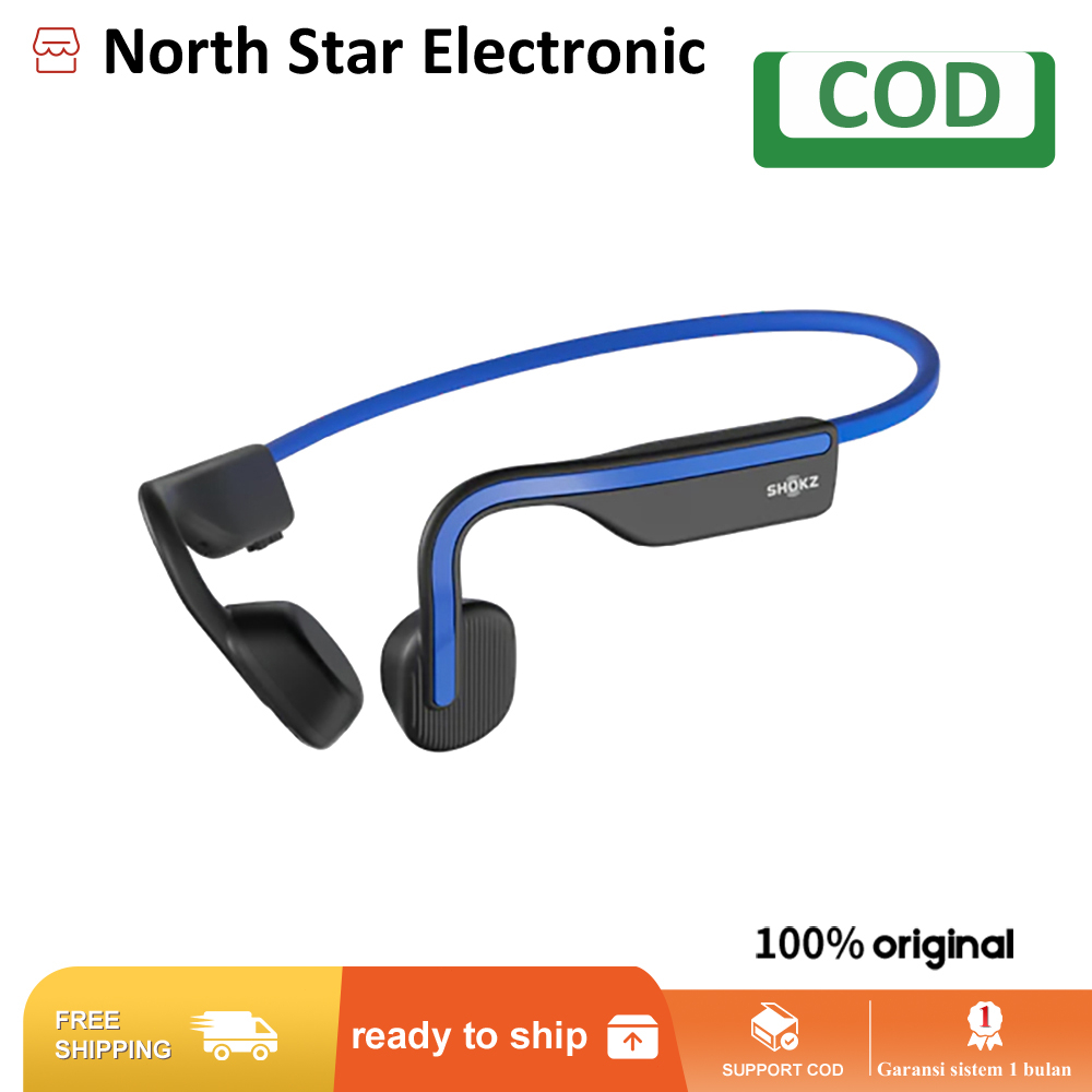 Jual Shokz Openmove Wireless Bone Conduction Headphone Aftershokz Open ...
