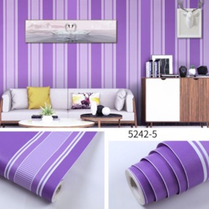 Jual Promo Wallpaper Dinding Premium Salur Line Garis All Warna Dan Salur Chakra 45cm X1m 1151