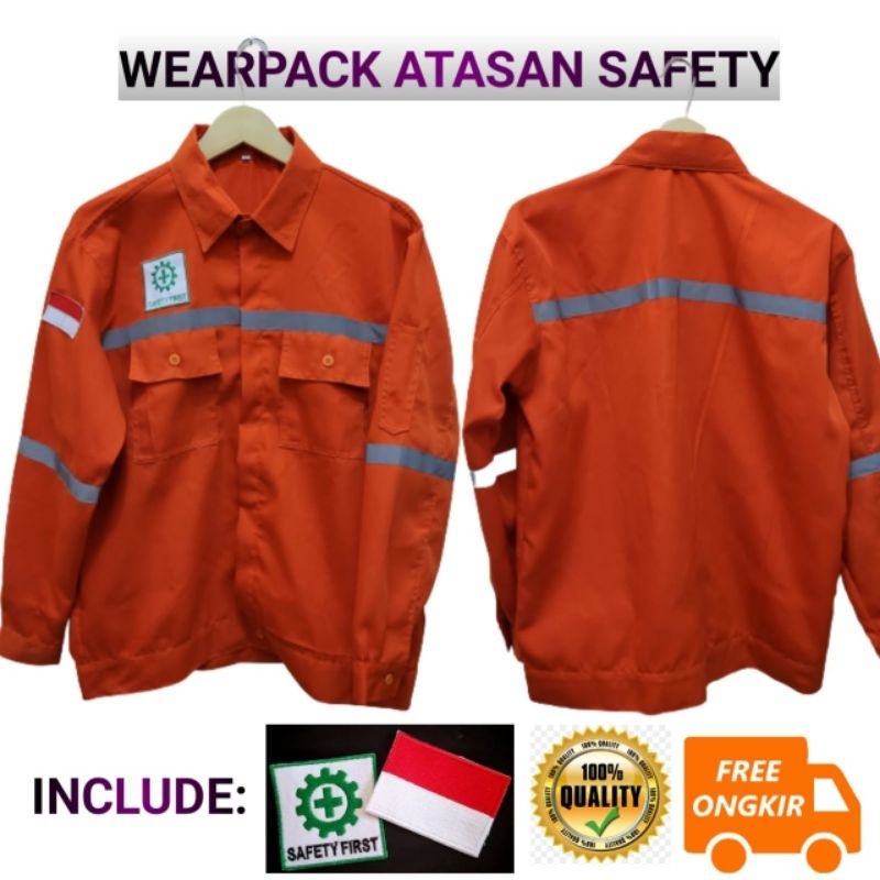 Jual Wearpack Atasan Proyek Safety Kemeja Safety Baju Kerja Baju Kerja