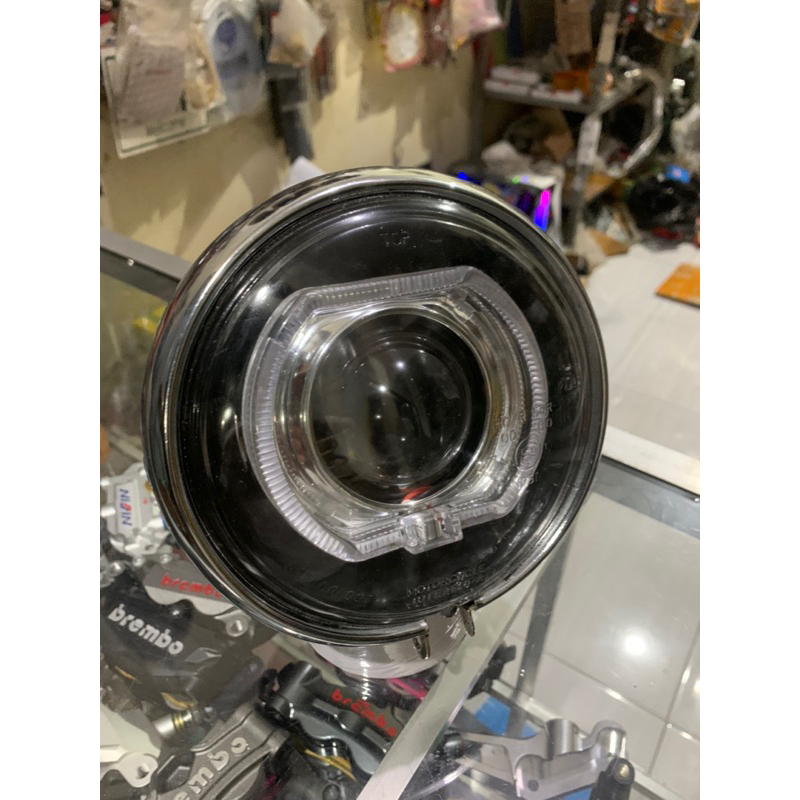 Jual LAMPU DEPAN BILED SET BATOK CB125 TEBAL BILED FOX 2,5in 60watt ...