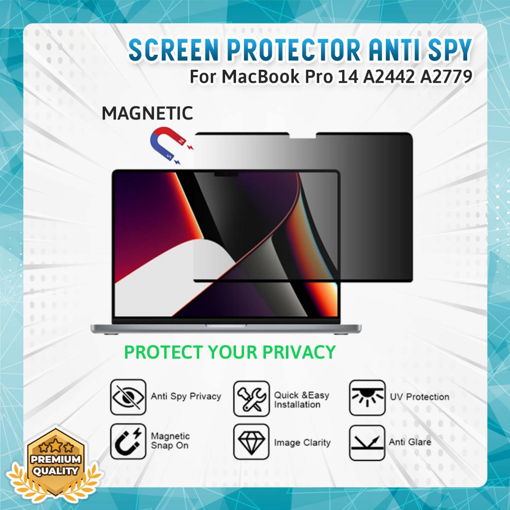 Jual MacBook Pro 14 14.2 inch M3 M2 M1 ( A2442 A2779 ) Anti Spy ...