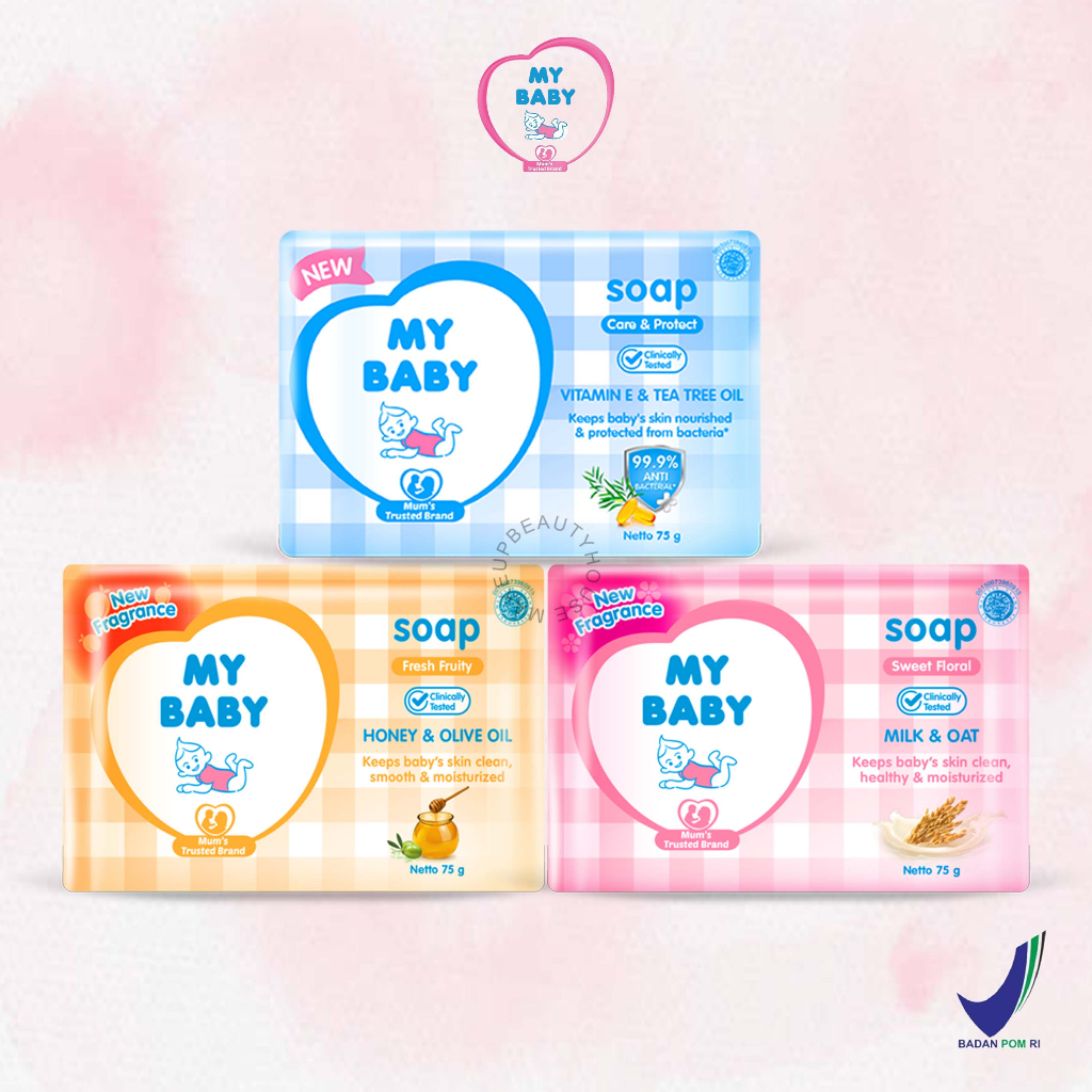 Jual MY BABY Bar Soap 75gr/60g Sweet Floral Fresh Fruity Care