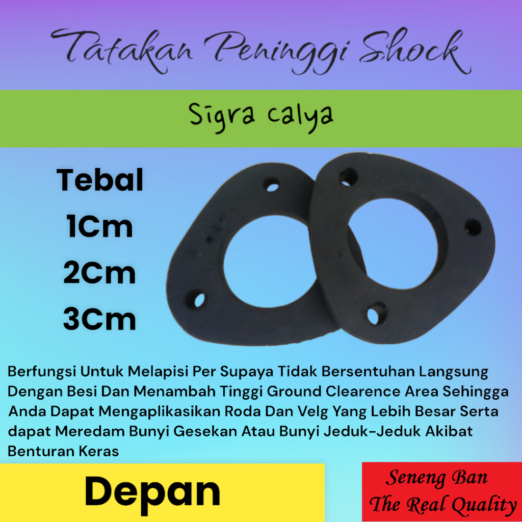 Jual Karet Tatakan Peninggi Support Shock Depan Sigra Calya Harga 1Set